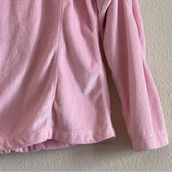 Vintage Denali light pink soft fuzzy zip up hoodie sweater/jacket/top - Picture 10 of 12